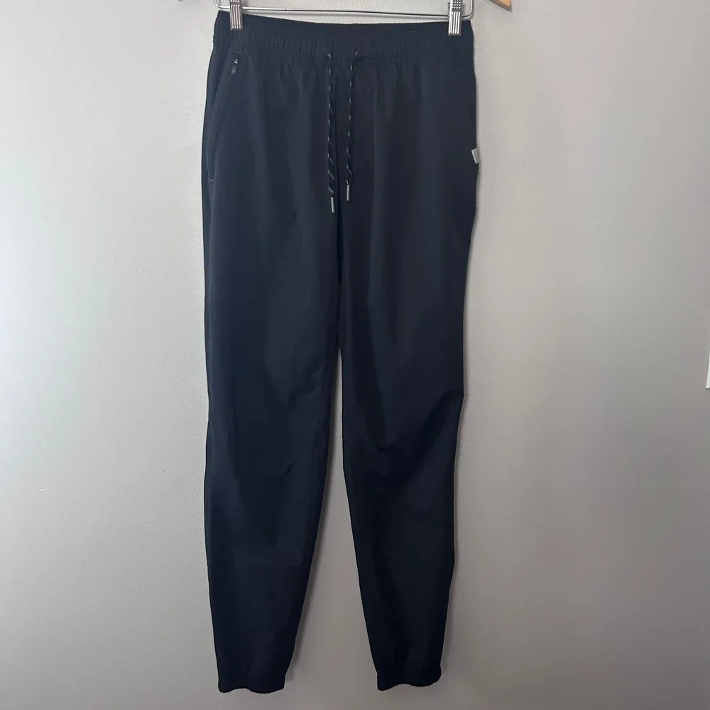 L.L.Bean Multisport Jogger Pants Mens Small Black Stretch Hiking Activewear